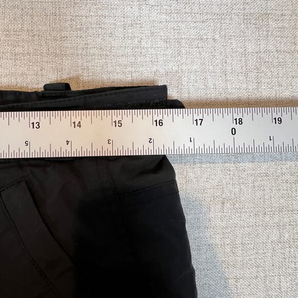 LL Bean Youth Girls Snow Ski pants Size 18 Insulated Black with Star Embroidery - Picture 3 of 9